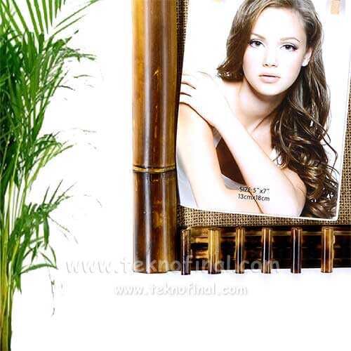 Bambu ipli Fotoğraf Çerçevesi 30x40 - OFİSOMİ-T (1)