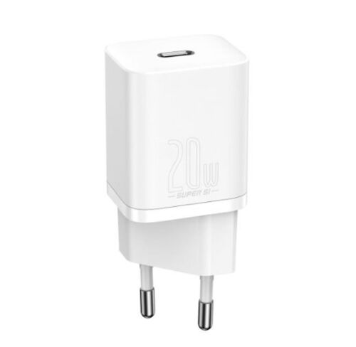 Baseus CCSUP-B02 Super Si QC Beyaz CCSUP-B02 20W Type-C Şarj Cihazı - BASEUS