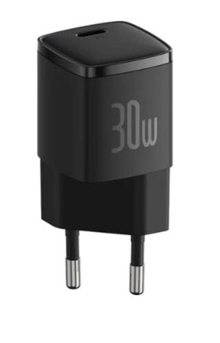 BASEUS CCXF000301 Cube Pro USB-C Hızlı Şarj Cihazı 30W Siyah - BASEUS