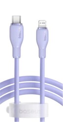 Baseus Pudding USB-A Light 2.4A Kablo 1.2m Mor (P10355700511-00) - 1