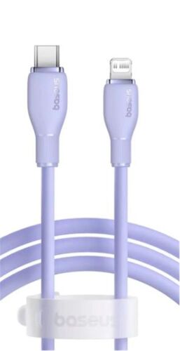 Baseus Pudding USB-A Light 2.4A Kablo 1.2m Mor (P10355700511-00) - BASEUS