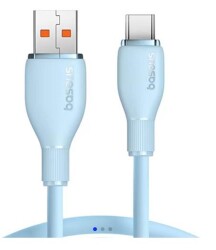 Baseus Pudding USB to C 100W Kablo 1.2m Mavi (P10355703311-00) - 1
