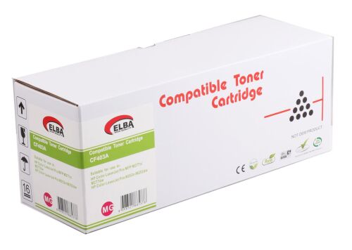 Basic Hp CF403A Kırmızı Muadil Toner 201A M227-M252 - 1