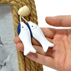 Beach Hasır İpli 10x15 Ahşap Çerçeve - 5