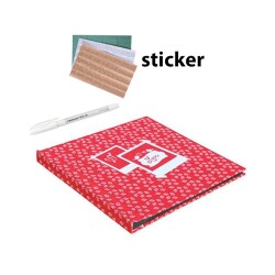 Beyaz Kalemli Anı Defteri - Love (Kırmızı) - 2