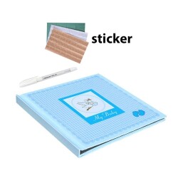 Beyaz Kalemli Anı Defteri - My Baby (Mavi) - 2