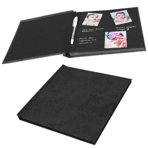 Beyaz Kalemli Anı Defteri - Siyah - OFİSOMİ (1)