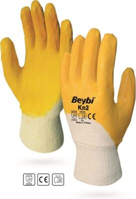 Beybi Pamuk Nitirl PMK KN2 10 Beden Eldiven 12li Paket EN388 (3121X) - 1