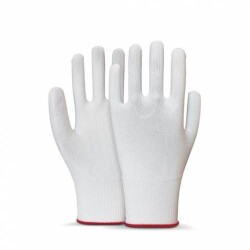 Beybi Polyester Örgülü Beyaz 10 Beden Kasiyer Eldiven 10lu Paket - 1