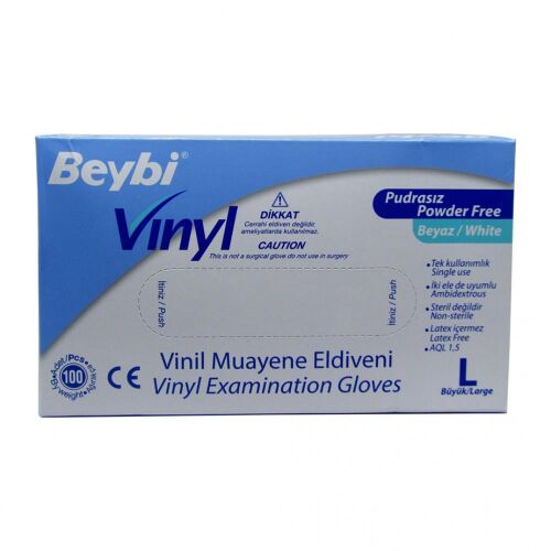 Beybi Vinill Eldiven Pudrasız Large - 1