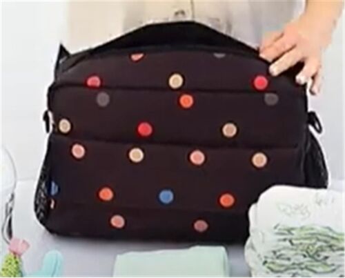 Boubou BSO-1001 Bebek Arabası Organizer Çanta Siyah Puantiyeli - BOUBOU