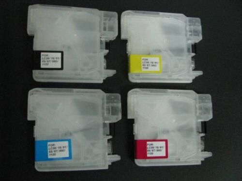 Brother LC39 LC 985 Kolay Dolan Kartuşlar (Dolu 4 Adet Kartuş) - İTHAL-MUADİL (1)