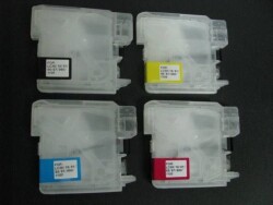 Brother LC39 LC 985 Kolay Dolan Kartuşlar (Dolu 4 Adet Kartuş) - 2