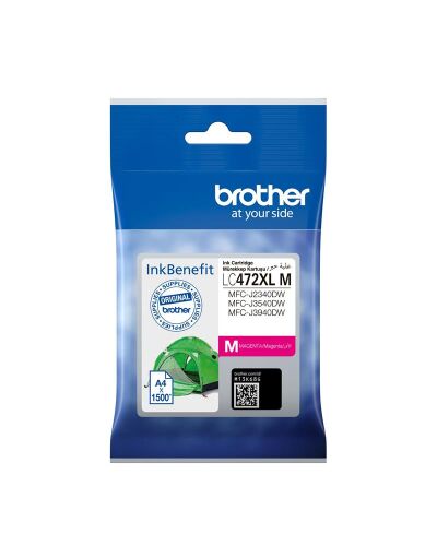 Brother LC472XLM Magenta Kırmızı Kartuş MFC-J2340-J3540-J3940 1.500 Sayfa - 1