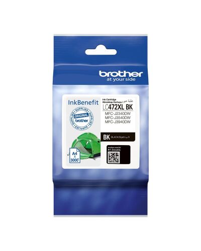 Brother LC472XLBK Black Siyah Kartuş MFC-J2340-J3540-J3940 3.000 Sayfa - BROTHER