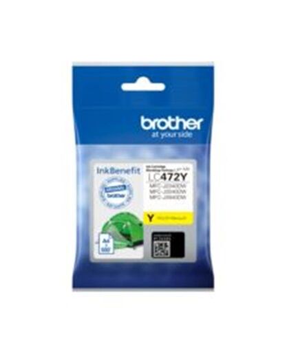 Brother LC472Y Yellow Sarı 550 Sayfa Kartuş MFC-J2340-J3540-J3940 - 1