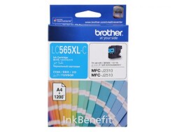 Brother LC565XLC Cyan Mavi 1.200 Sayfa Kartuş MFC-J3520-J3720 - 1