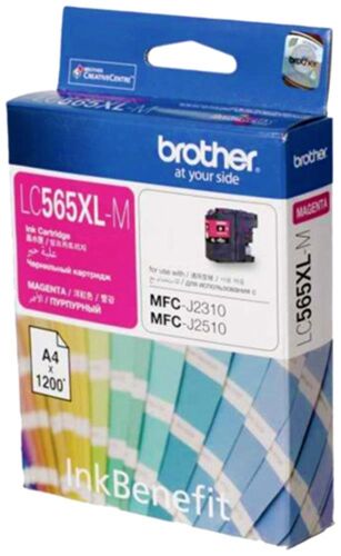 Brother LC565XLM Magenta Kırmızı 1.200 Sayfa Kartuş MFC-J3520-J3720 - BROTHER