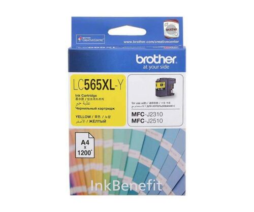 Brother LC565XLY Yellow Sarı 1.200 Sayfa Kartuş MFC-J3520-J3720 - BROTHER