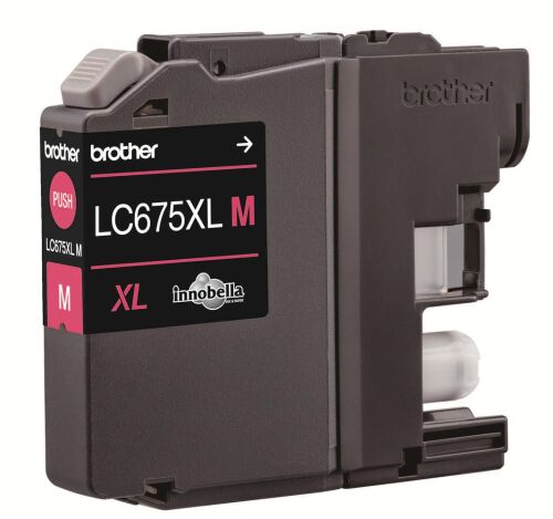 Brother LC675XLM Magenta Kırmızı 1.200 Sayfa Kartuş MFC-J2320-J2720 - BROTHER