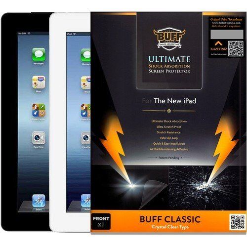 Buff iPad 2-3-4 Darbe Emici Ekran Koruyucu Film - BUFF