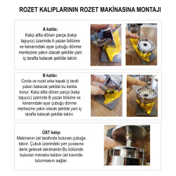 Buton Rozet Kalıbı 44 mm - 2