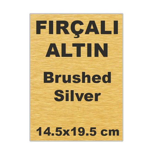 Büyük Boy Plaket için Baskı Metali 14.5X19.5 cm - 4