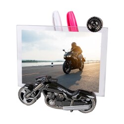 Cam Motosiklet Fotoğraf Çerçevesi - 6