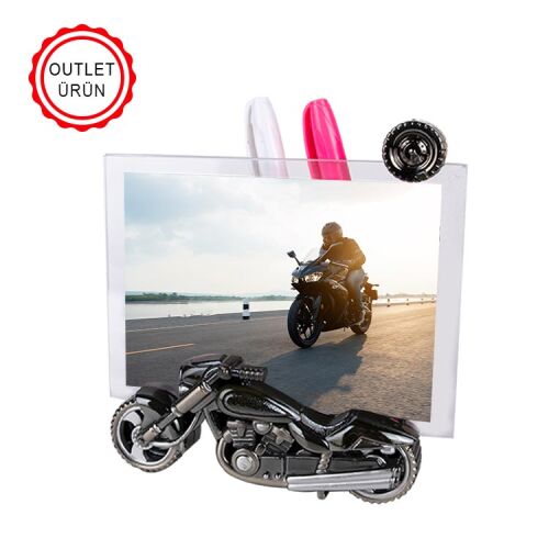 Cam Motosiklet Fotoğraf Çerçevesi - 1