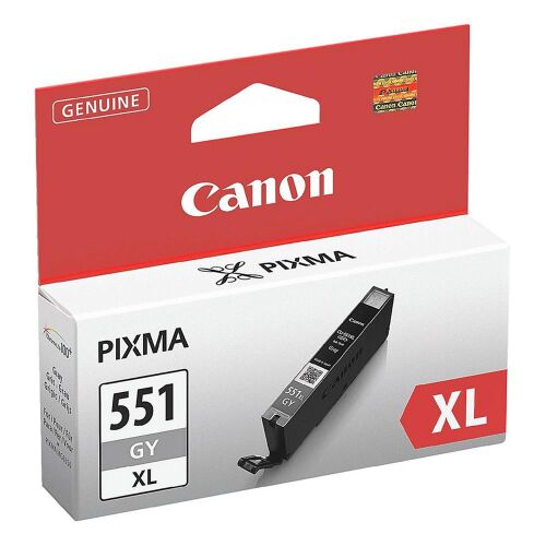 Canon CLI-551XL GY Gray Gri Yüksek Kapasiteli Mürekkep Kartuş IP7250 MX925 - CANON