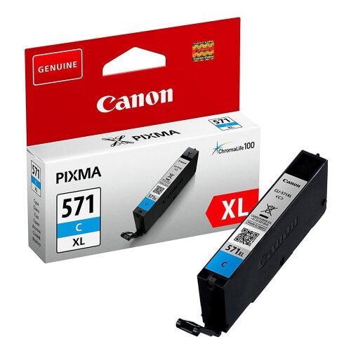 Canon CLI-571XL C Cyan Mavi Yüksek Kapasiteli Mürekkep Kartuş TS5050-9050 - CANON