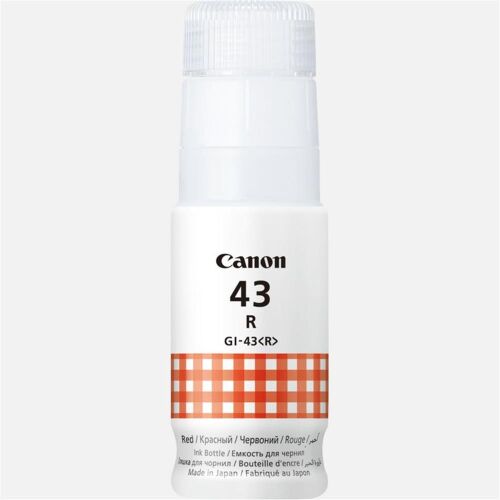 Canon GI-43R Red Kırmızı Şişe Mürekkep G540-G640 - 1
