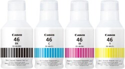 Canon GI-46 (C-M-Y-BK) Orjinal Mürekkep Seti (GX5040-GX6040-GX7040) - 1