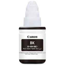 Canon GI-490 (BK) Siyah 135ml Orjinal Mürekkep (G1400-G2400-G3400-G3415) - 1