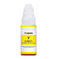 Canon GI-490 (Y) Sarı 70ml Orjinal Mürekkep (G1400-G2400-G3400-G3415) - 1