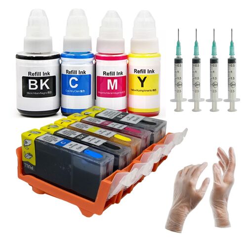 Canon PGI-520 CLI-521BK Kolay Dolan Kartuş Seti - OFİSOMİ