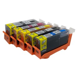 Canon PGI-525 CLI-526BK 5 Renk Kolay Dolan Kartuş - 2