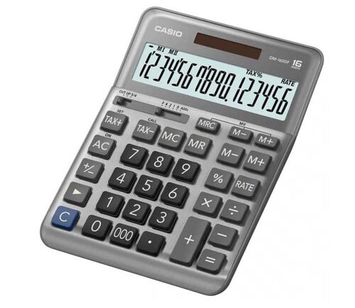 Casio DM-1600F 16 Hane Masa Üstü Hesap Makinesi - 1