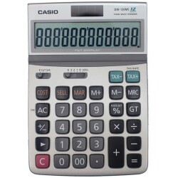 Casio DW-120MS Oynar Başlıklı 12 Hane Masa Üstü Hesap Makinesi - 1