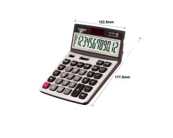 Casio DX-120ST 12 Hane Oynar Başlıklı Masa Üstü Hesap Makinesi - 1