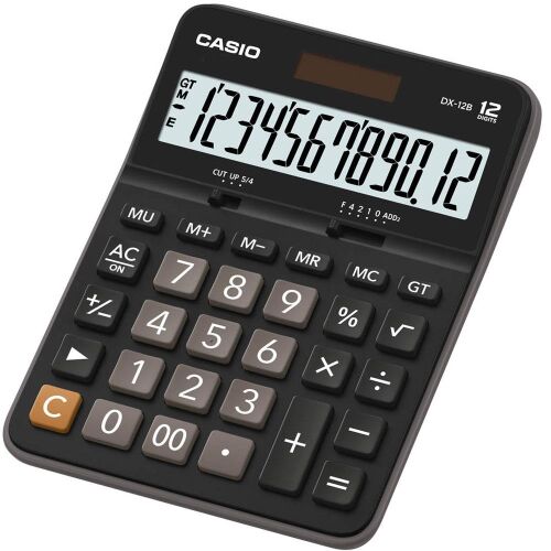 Casio DX-12B 12 Hane Masa Üstü Hesap Makinesi - 1