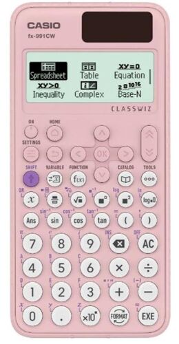 Casio FX-991CW-W-DT ClassWiz Pembe Bilimsel Fonksiyonlu Hesap Makinesi - CASIO
