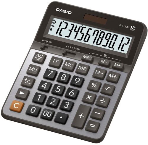 Casio GX-120B 12 Hane Masa Üstü Hesap Makinesi - CASIO