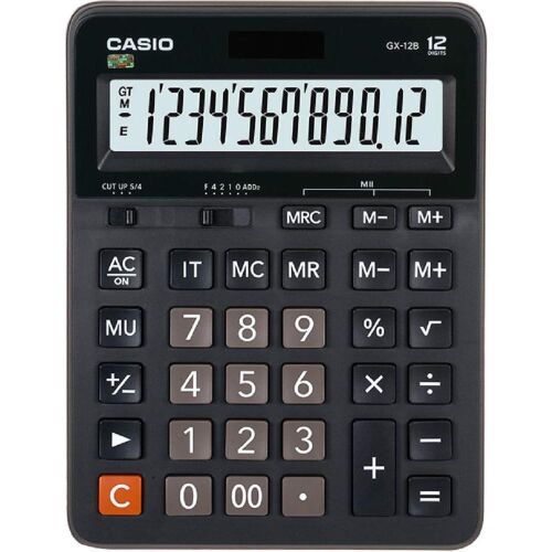 Casio GX-12B 12 Hane Masa Üstü Hesap Makinesi - CASIO