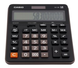 Casio GX-14B 14 Hane Masa Üstü Hesap Makinesi - 1