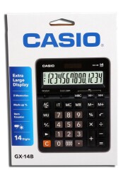 Casio GX-14B 14 Hane Masa Üstü Hesap Makinesi - 2