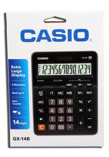 Casio GX-14B 14 Hane Masa Üstü Hesap Makinesi - CASIO (1)