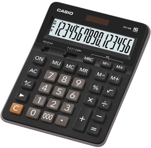 Casio GX-16B 16 Hane Masa Üstü Hesap Makinesi - 1