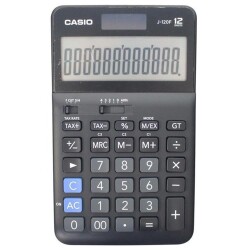 Casio J-120F 12 Hane Masa Üstü Hesap Makinesi - 1