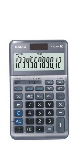 Casio JF-120FM 12 Hane Masa Üstü Hesap Makinesi - 1